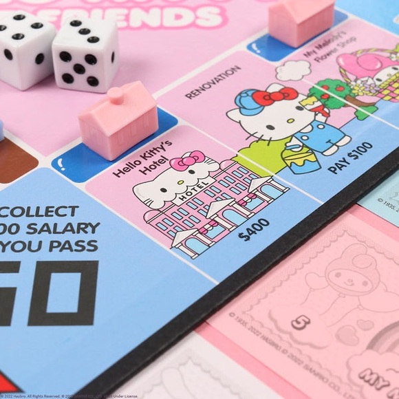 MONOPOLY®: Hello Kitty® & Friends NWT Limited Special Edition - Picture 5 of 11